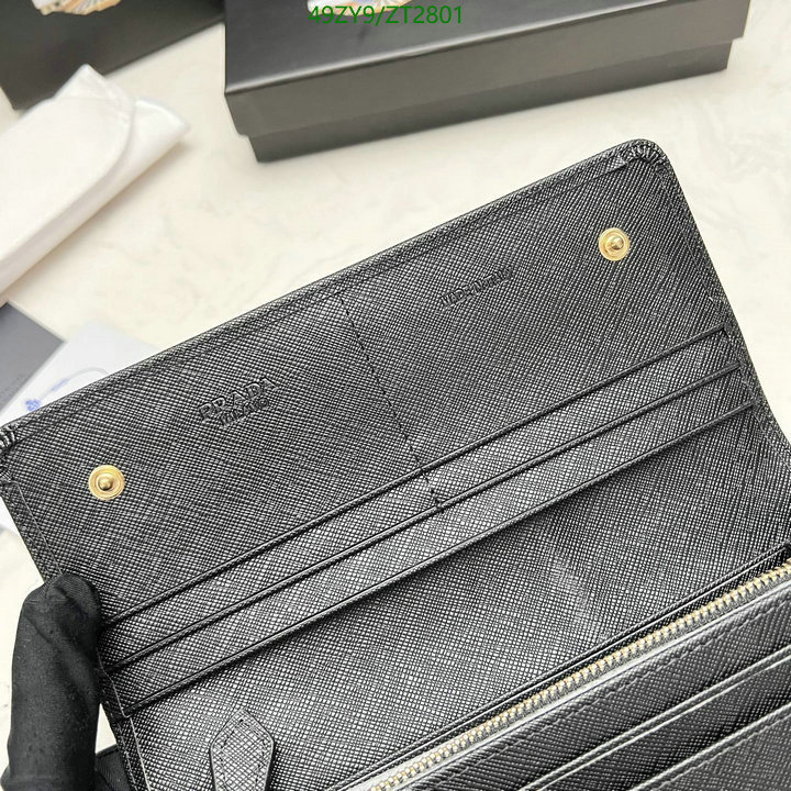 Prada Bag-(4A)-Wallet- Code: ZT2801 $: 49USD