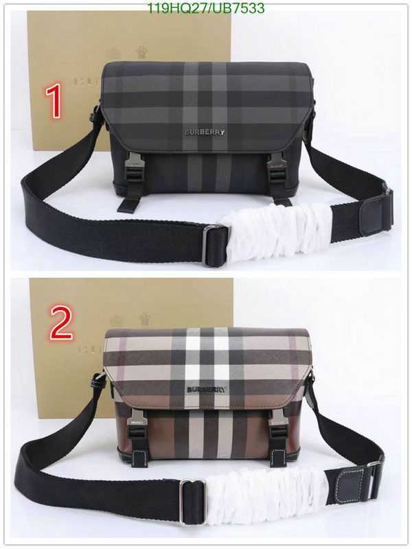 Burberry Bag-(4A)-Diagonal- Code: UB7533 $: 119USD