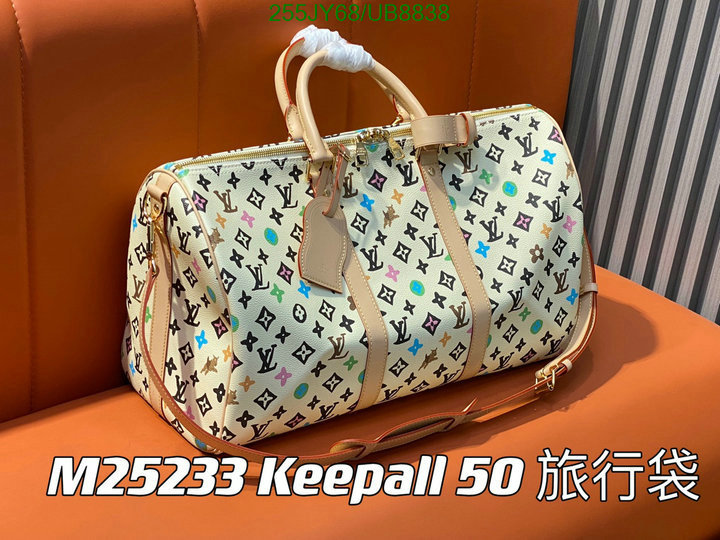 LV Bag-(Mirror)-Keepall BandouliRe 45-50- Code: UB8838 $: 255USD