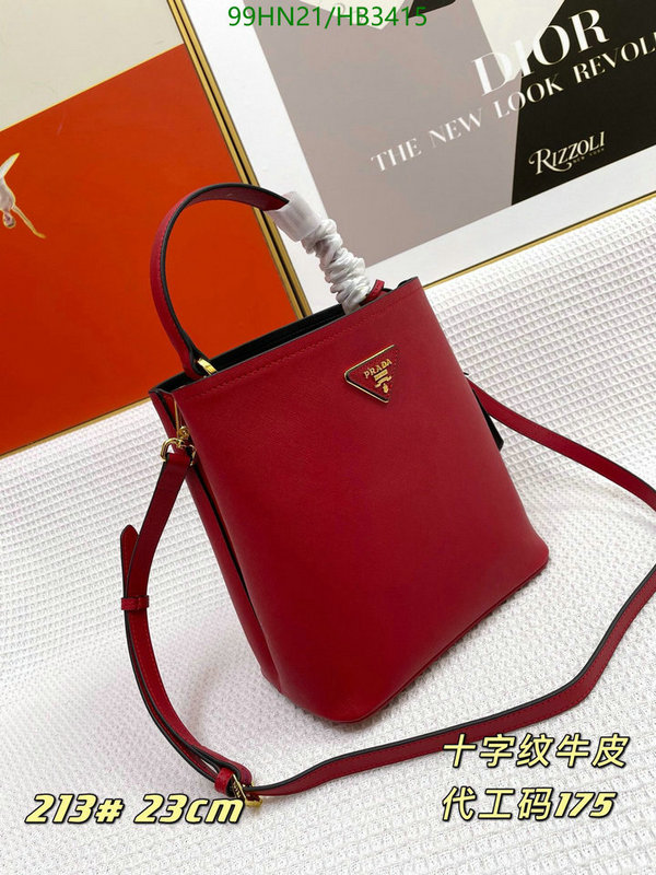 Prada Bag-(4A)-Bucket Bag- Code: HB3415 $: 99USD