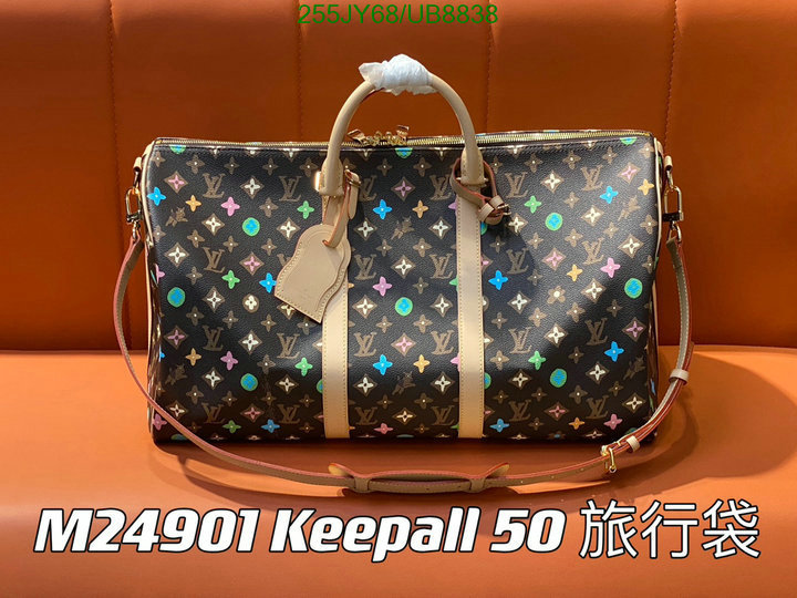 LV Bag-(Mirror)-Keepall BandouliRe 45-50- Code: UB8838 $: 255USD