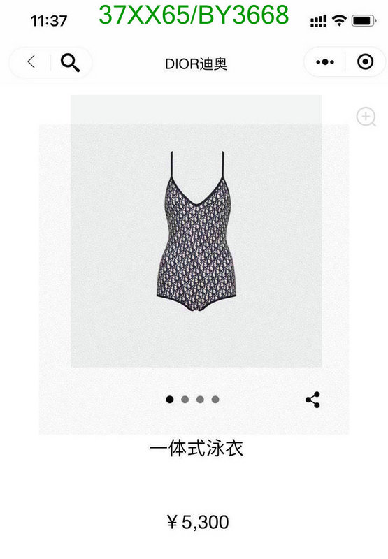 Swimsuit-Dior Code: BY3668 $: 37USD