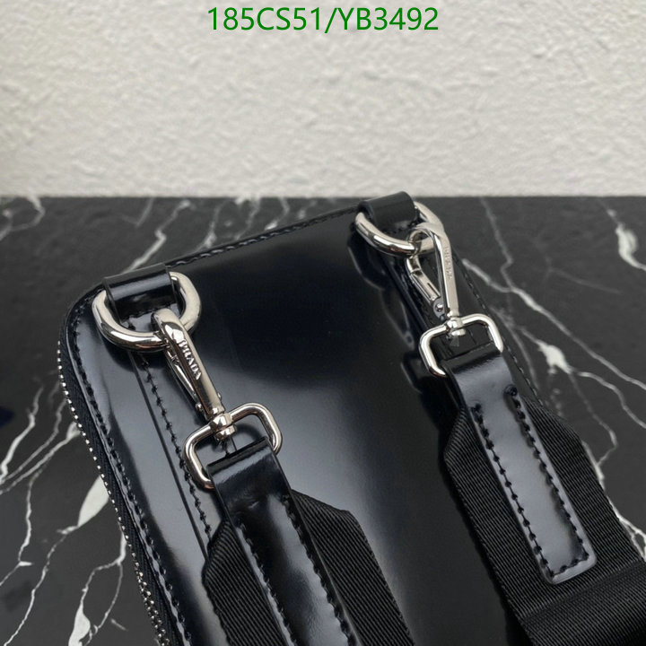 Prada Bag-(Mirror)-Diagonal- Code: YB3492 $: 185USD