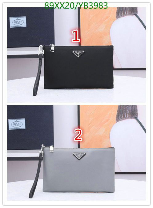 Prada Bag-(Mirror)-Clutch- Code: YB3983 $: 89USD