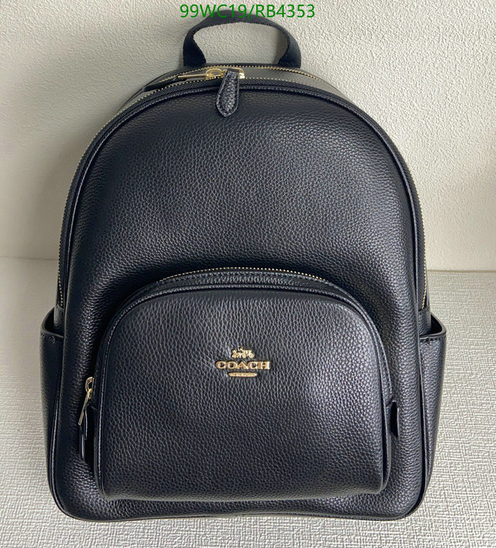 Coach Bag-(4A)-Backpack- Code: RB4353 $: 99USD