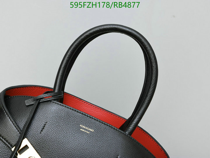 Ferragamo Bag-(Mirror)-Handbag- Code: RB4877 $: 595USD