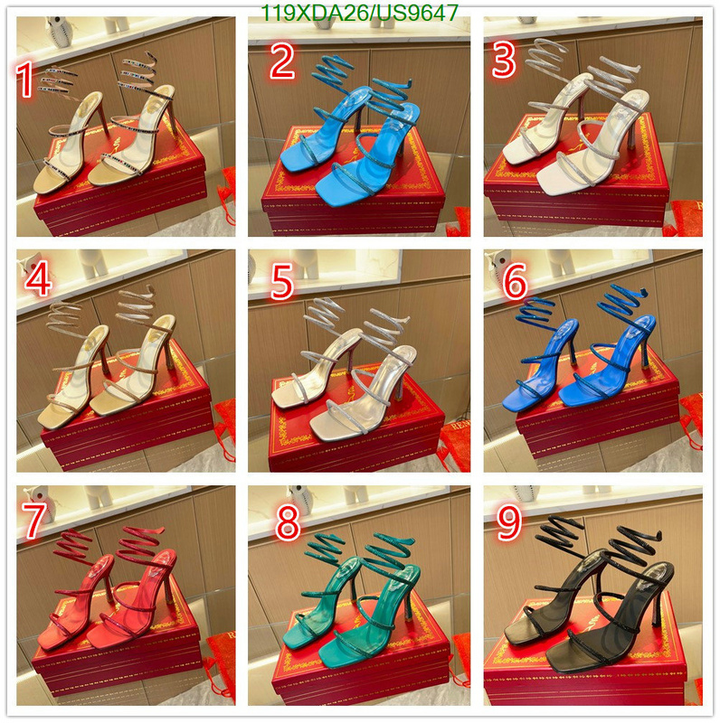 Women Shoes-Rene Caovilla Code: US9647 $: 119USD