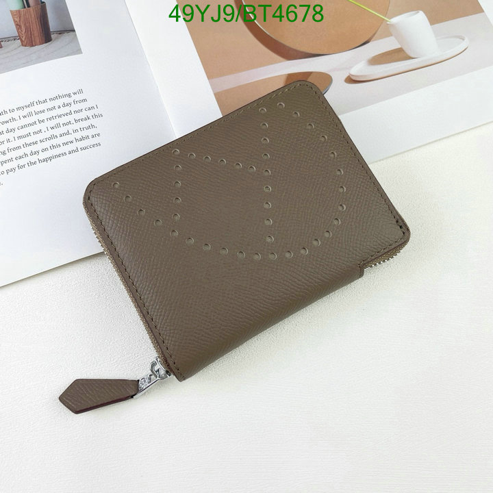 Hermes Bag-(4A)-Wallet- Code: BT4678 $: 49USD