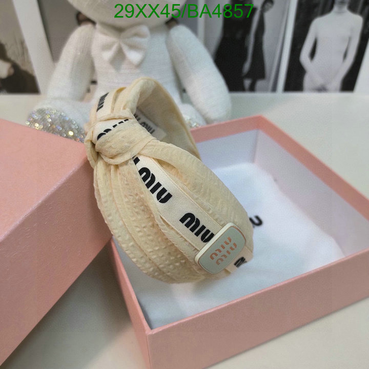 Headband-MIU MIU Code: BA4857 $: 29USD