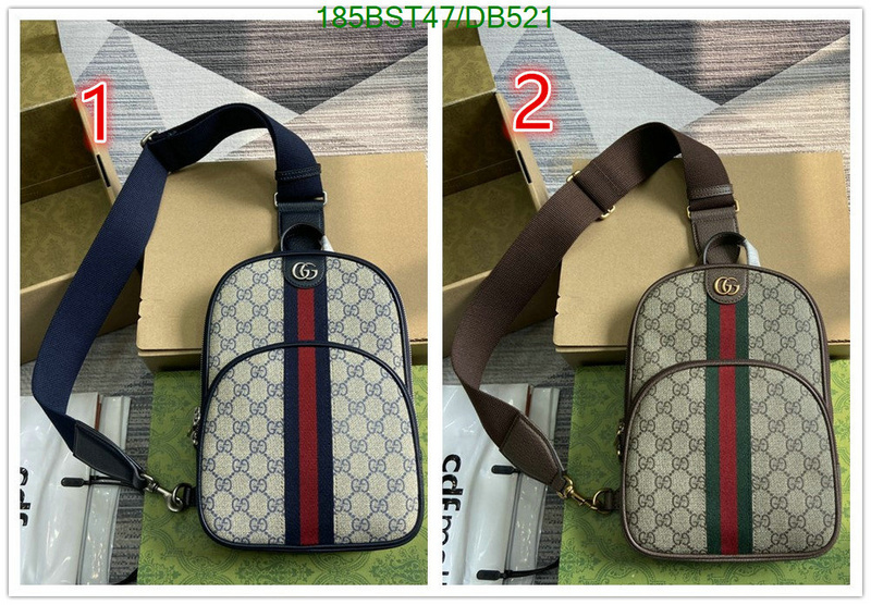 Gucci Bag-(Mirror)-Belt Bag-Chest Bag-- Code: DB521 $: 185USD