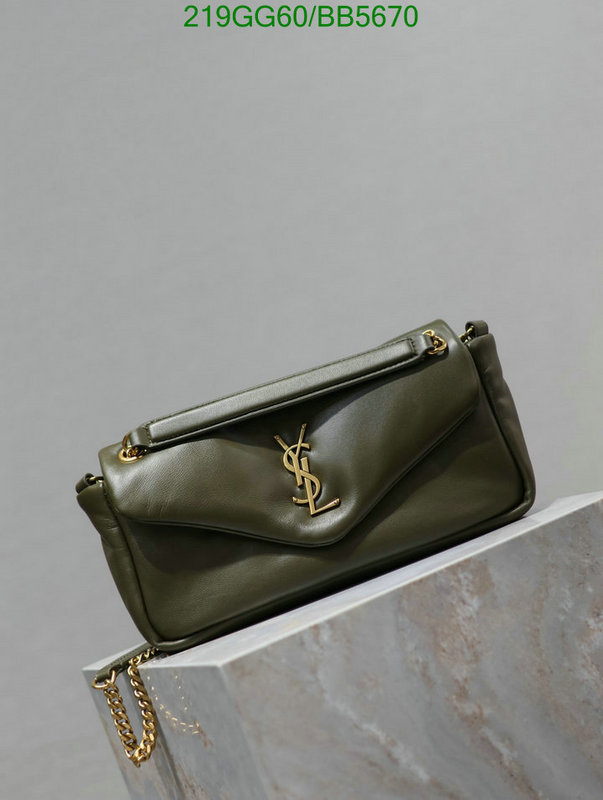 YSL Bag-(Mirror)-Crossbody- Code: BB5670 $: 219USD