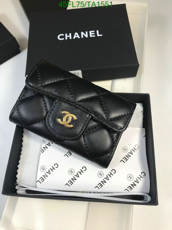 Chanel Bag-(4A)-Wallet- Code: TA1551 $: 45USD