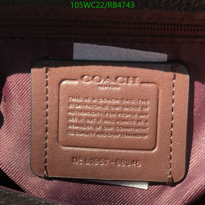 Coach Bag-(4A)-Diagonal- Code: RB4743 $: 105USD