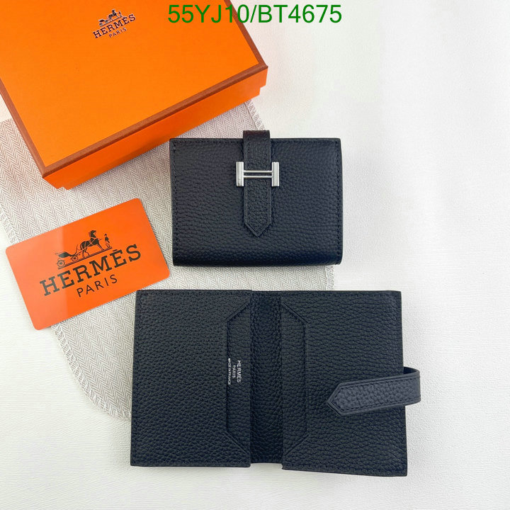 Hermes Bag-(4A)-Wallet- Code: BT4675 $: 55USD
