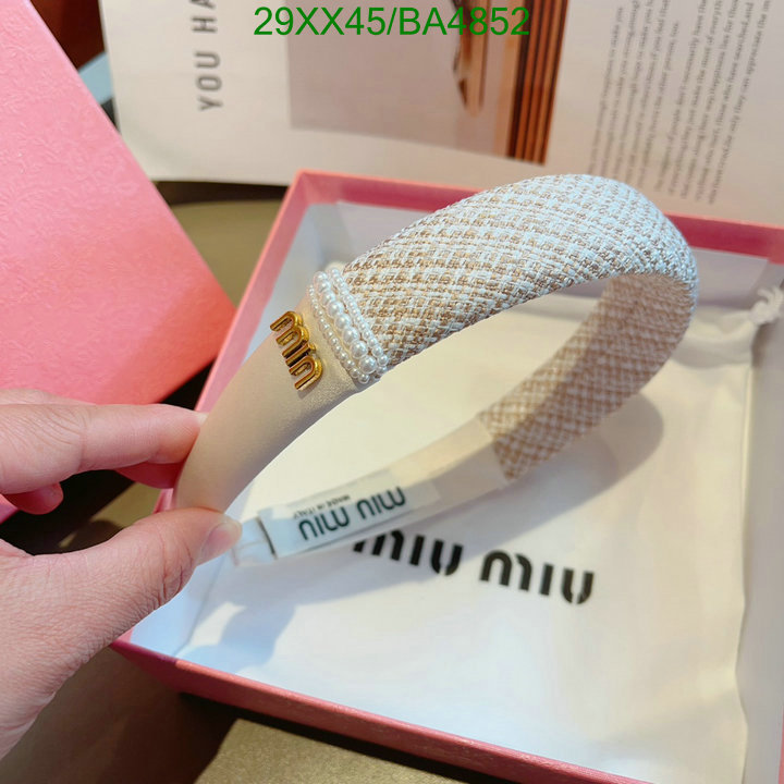 Headband-MIU MIU Code: BA4852 $: 29USD