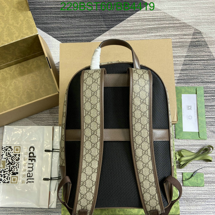 Gucci Bag-(Mirror)-Backpack- Code: BB4419 $: 229USD