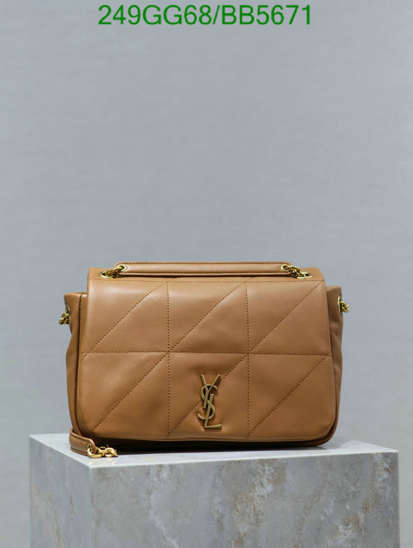 YSL Bag-(Mirror)-Crossbody- Code: BB5671 $: 249USD