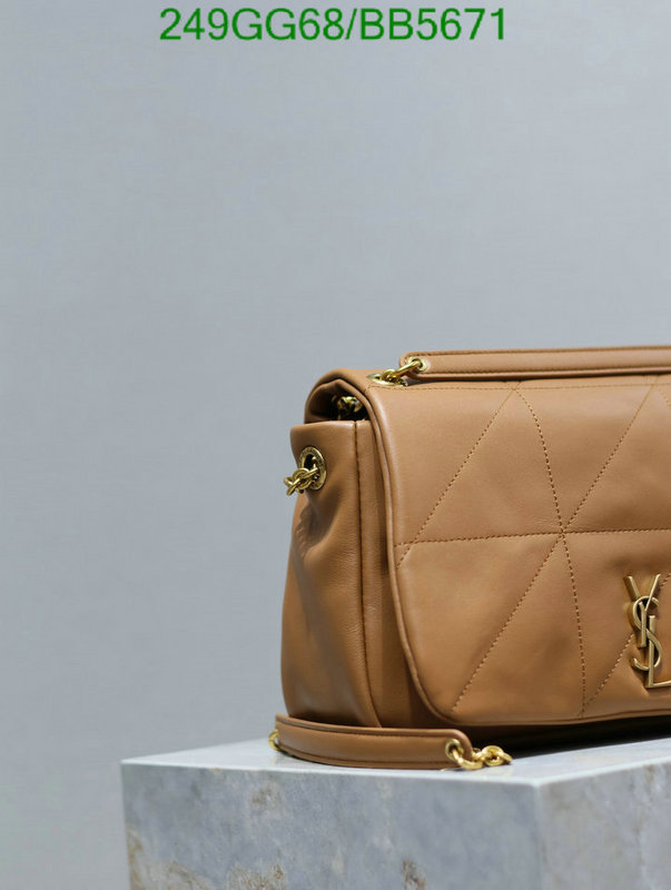 YSL Bag-(Mirror)-Crossbody- Code: BB5671 $: 249USD