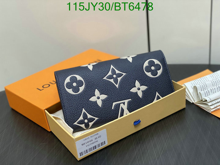 LV Bag-(Mirror)-Wallet- Code: BT6478 $: 115USD