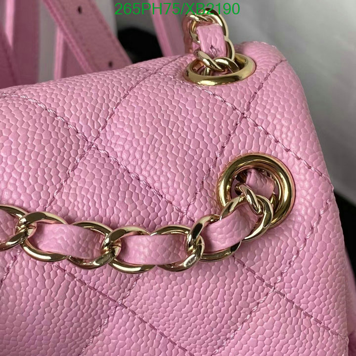 Chanel Bag-(Mirror)-Backpack- Code: XB2190 $: 265USD