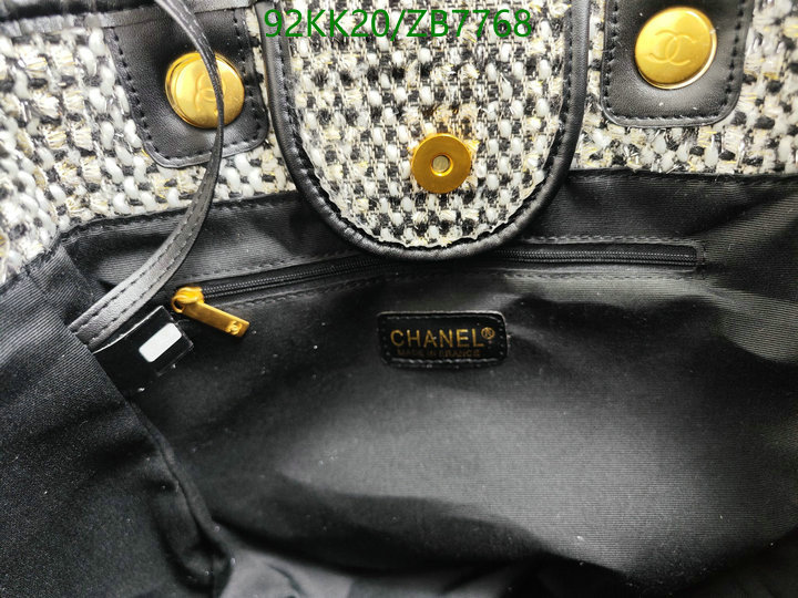 Chanel Bag-(4A)-Deauville Tote- Code: ZB7768 $: 92USD