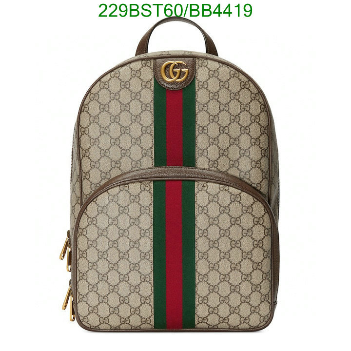 Gucci Bag-(Mirror)-Backpack- Code: BB4419 $: 229USD