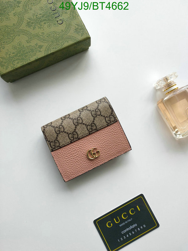 Gucci Bag-(4A)-Wallet- Code: BT4662 $: 49USD