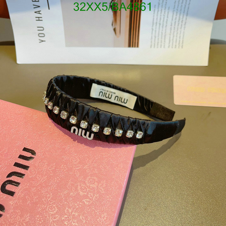 Headband-MIU MIU Code: BA4861 $: 32USD