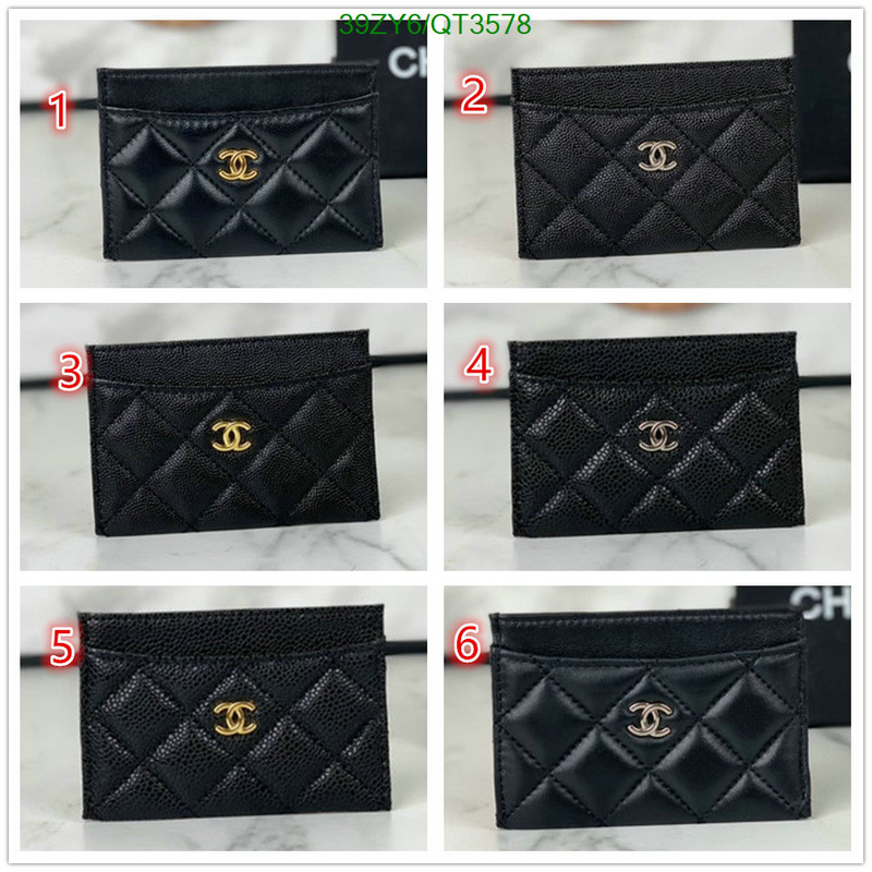 Chanel Bag-(4A)-Wallet- Code: QT3578 $: 39USD