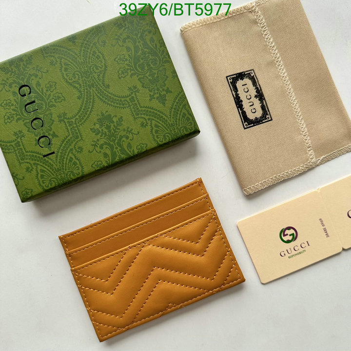 Gucci Bag-(4A)-Wallet- Code: BT5977 $: 39USD