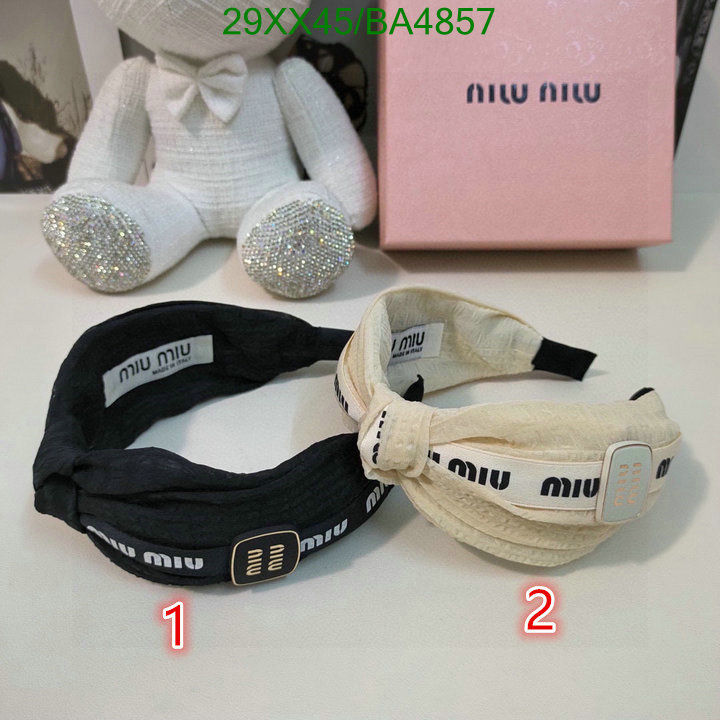 Headband-MIU MIU Code: BA4857 $: 29USD