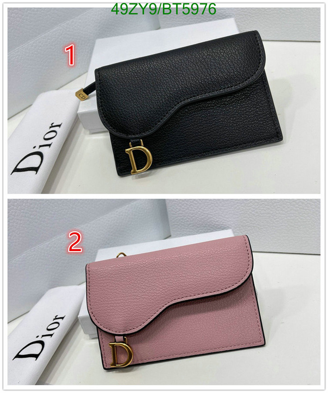 Dior Bag-(4A)-Wallet- Code: BT5976 $: 49USD