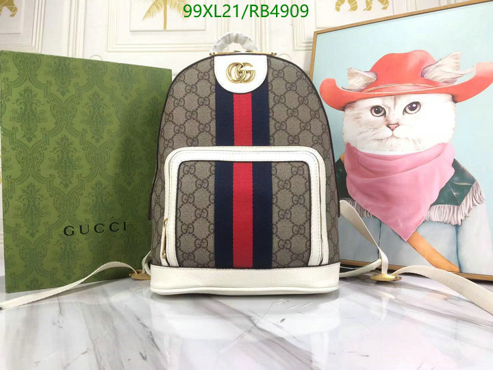 Gucci Bag-(4A)-Backpack- Code: RB4909 $: 99USD