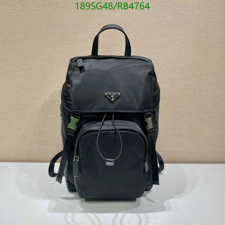Prada Bag-(Mirror)-Backpack- Code: RB4764 $: 189USD