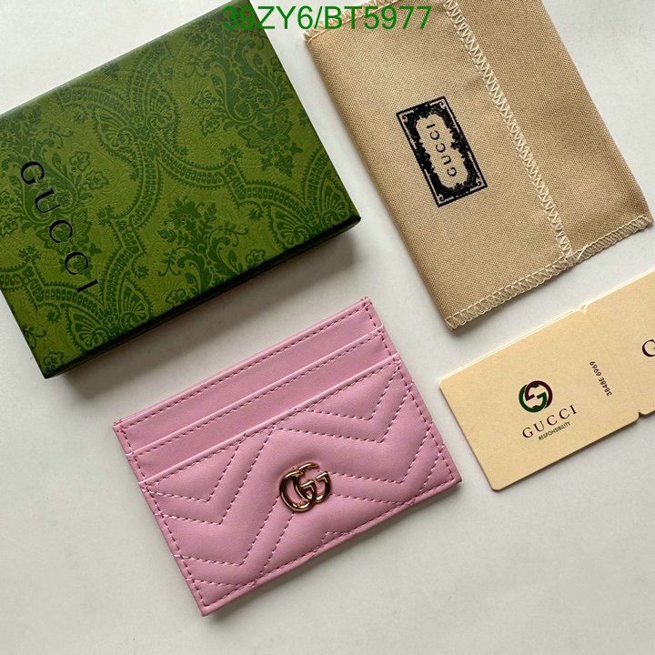 Gucci Bag-(4A)-Wallet- Code: BT5977 $: 39USD