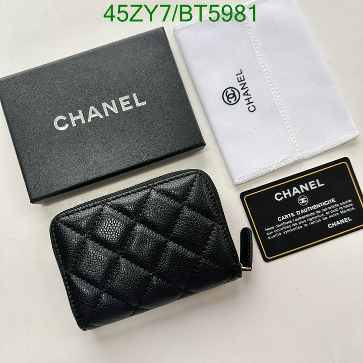 Chanel Bag-(4A)-Wallet- Code: BT5981 $: 45USD