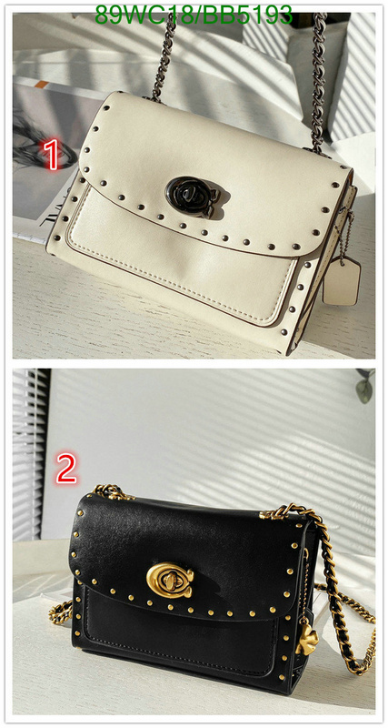 Coach Bag-(4A)-Diagonal- Code: BB5193 $: 89USD