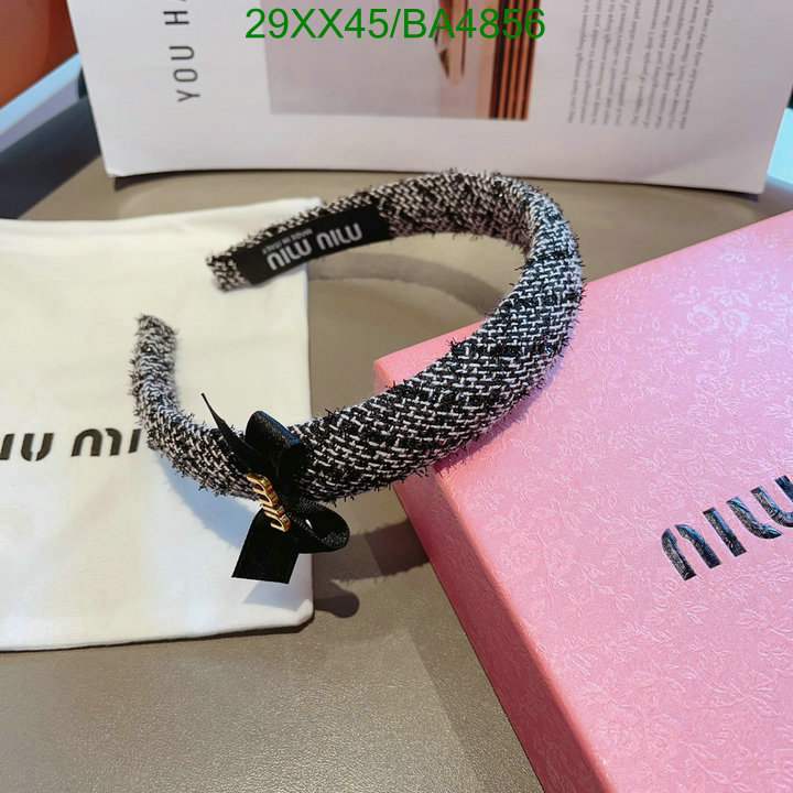 Headband-MIU MIU Code: BA4856 $: 29USD