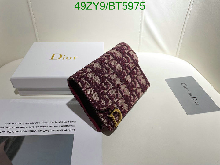 Dior Bag-(4A)-Wallet- Code: BT5975 $: 49USD