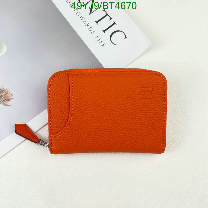 Hermes Bag-(4A)-Wallet- Code: BT4670 $: 49USD