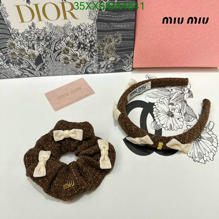 Headband-MIU MIU Code: BA4841 $: 29USD