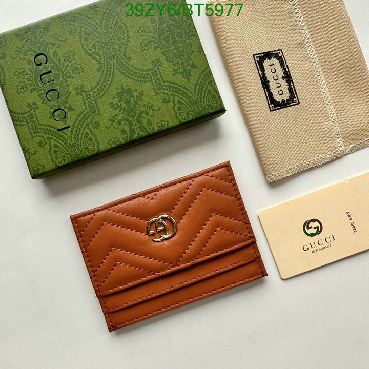 Gucci Bag-(4A)-Wallet- Code: BT5977 $: 39USD