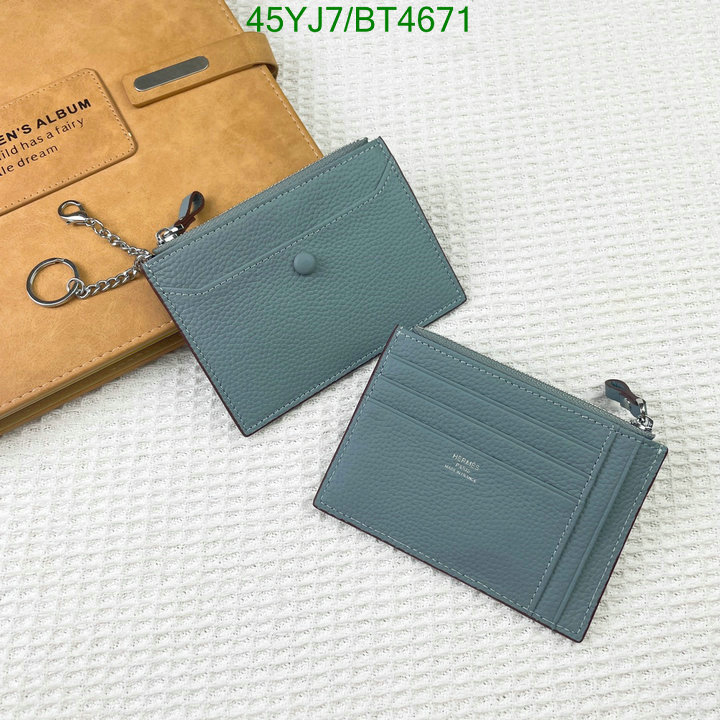 Hermes Bag-(4A)-Wallet- Code: BT4671 $: 45USD