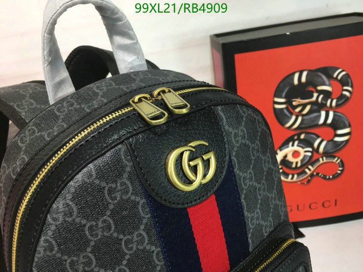 Gucci Bag-(4A)-Backpack- Code: RB4909 $: 99USD