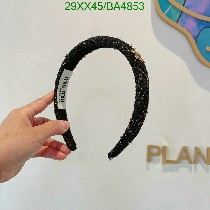 Headband-MIU MIU Code: BA4853 $: 29USD