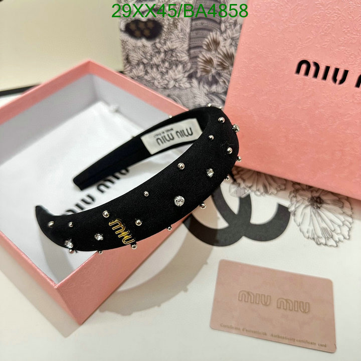 Headband-MIU MIU Code: BA4858 $: 29USD