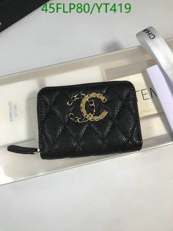 Chanel Bag-(4A)-Wallet- Code: YT419 $: 45USD