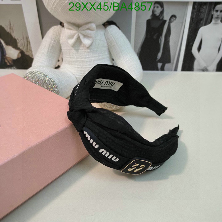 Headband-MIU MIU Code: BA4857 $: 29USD