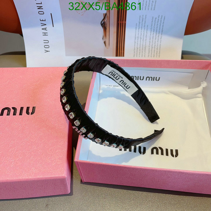 Headband-MIU MIU Code: BA4861 $: 32USD