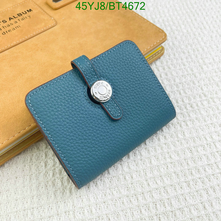 Hermes Bag-(4A)-Wallet- Code: BT4672 $: 45USD